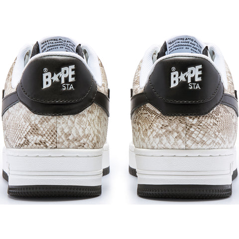 A Bathing Ape Bape Sta "Snake Skin" Beige