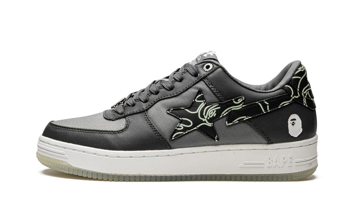 A Bathing Ape Bape Sta  "Text Code Camo" Charcoal