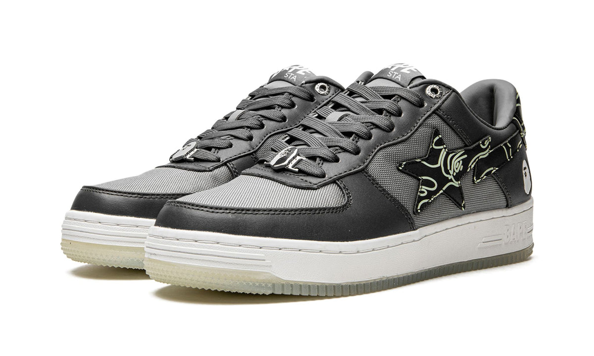 A Bathing Ape Bape Sta  "Text Code Camo" Charcoal
