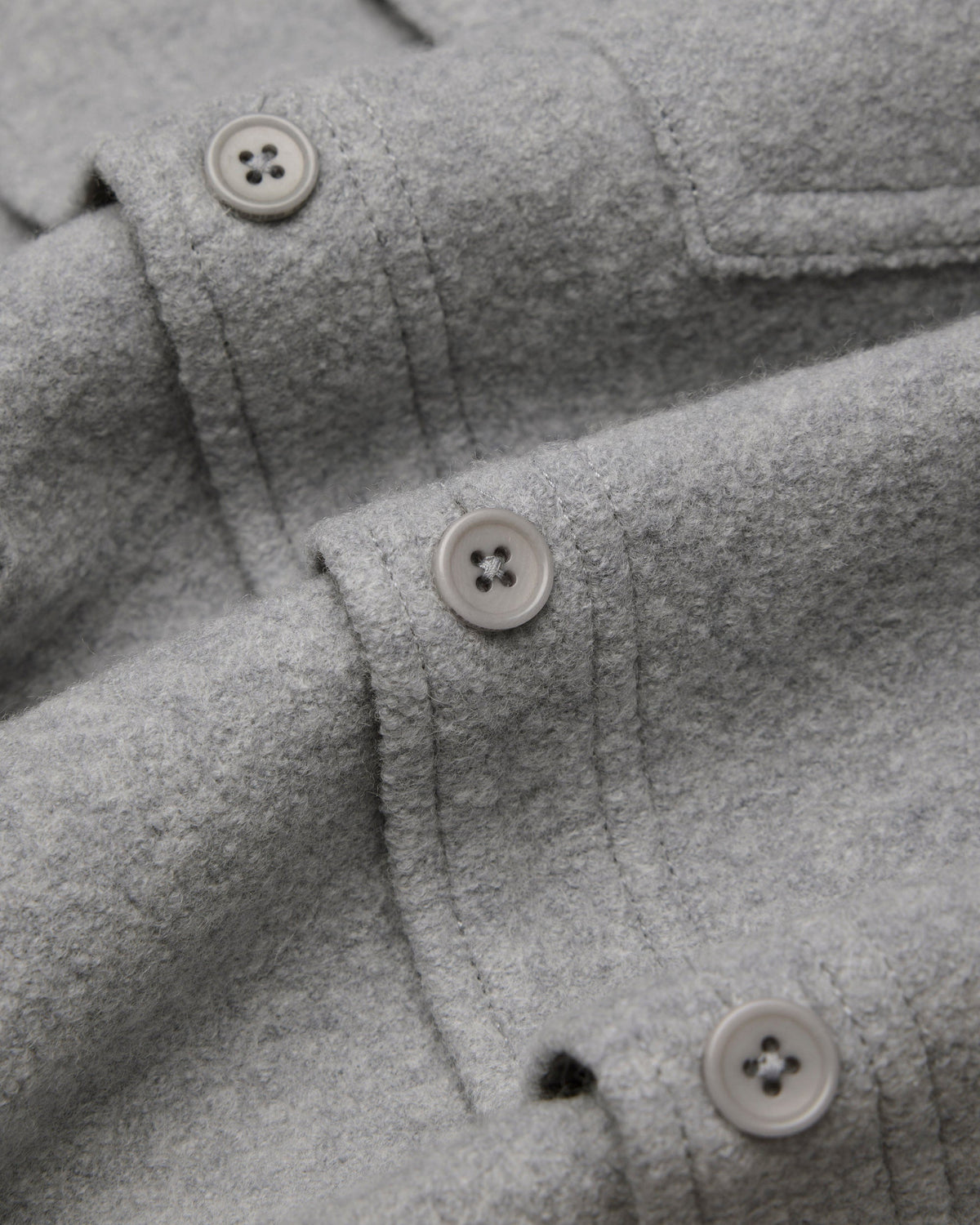Boiled Wool Warden Overshirt