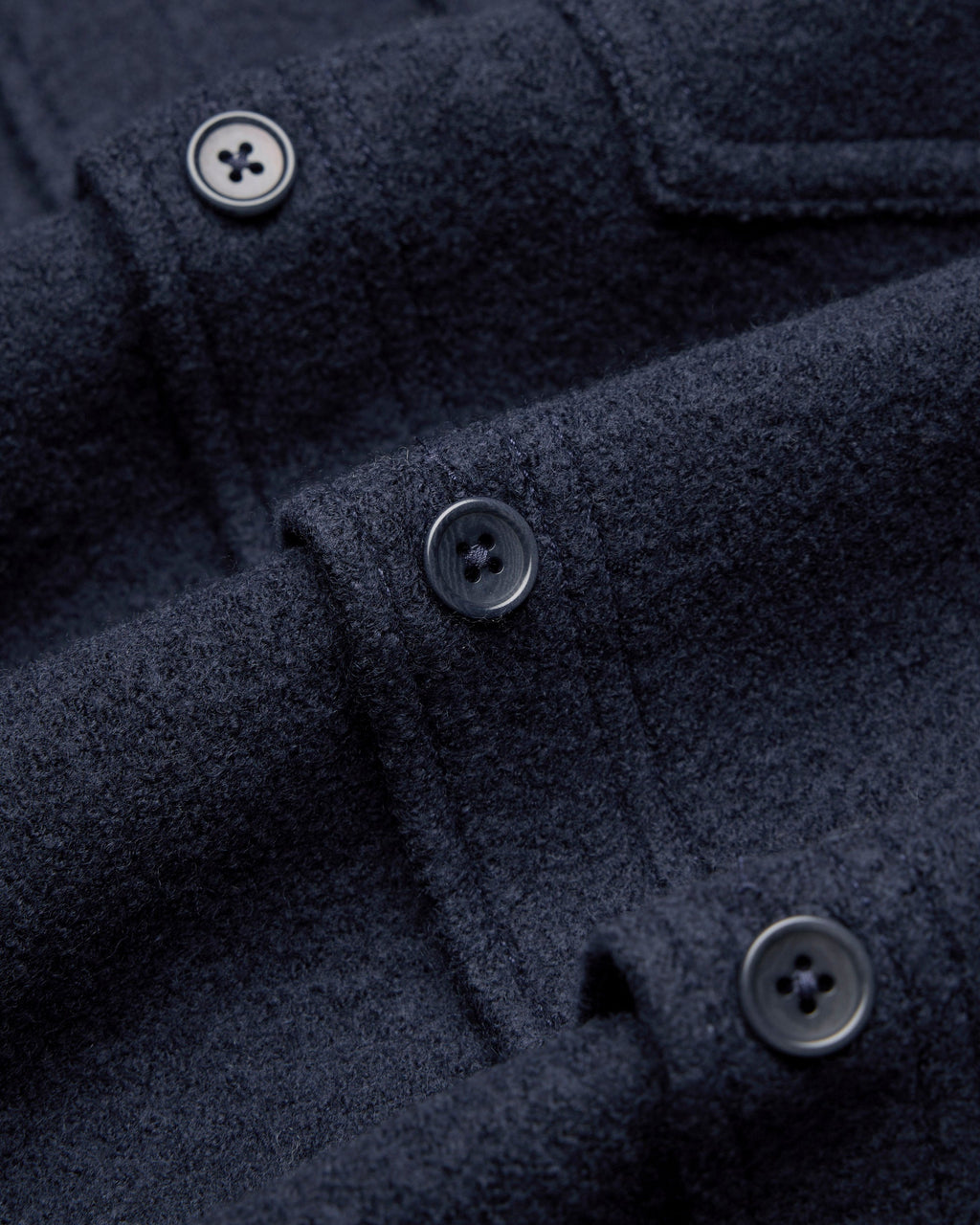 Boiled Wool Warden Overshirt