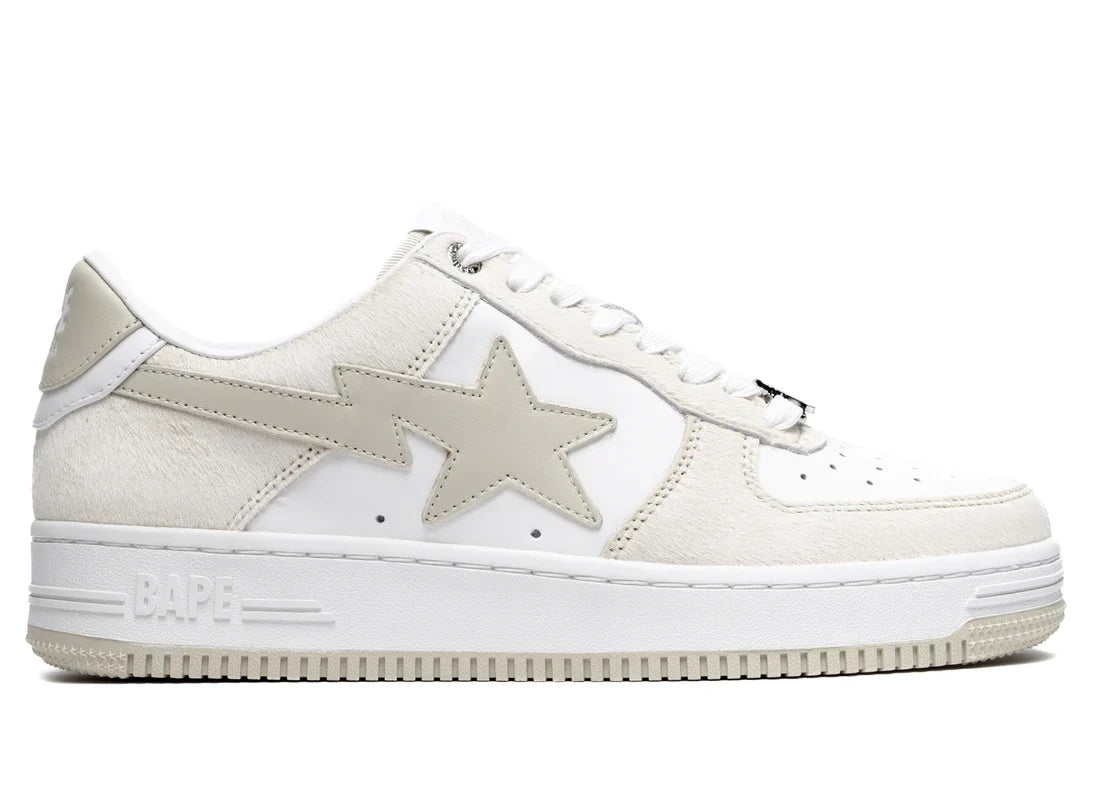 A Bathing Ape Bape Sta  "Beige Calf Hair"