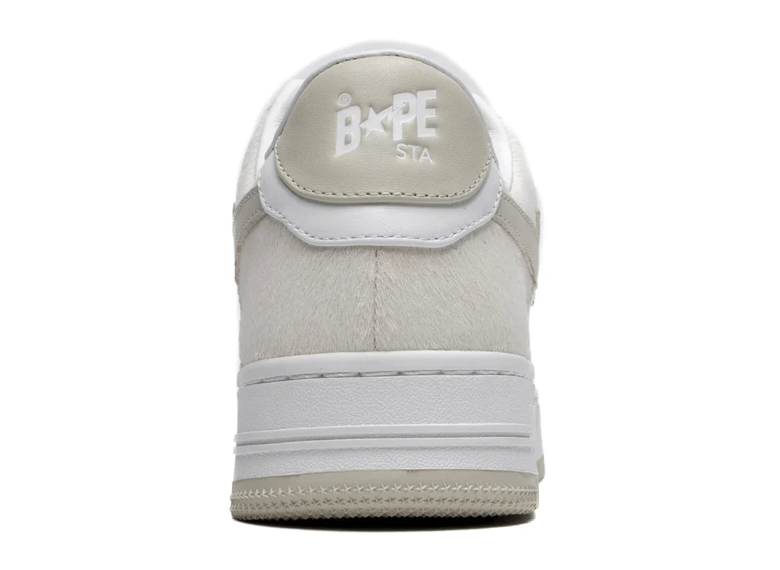 A Bathing Ape Bape Sta  "Beige Calf Hair"