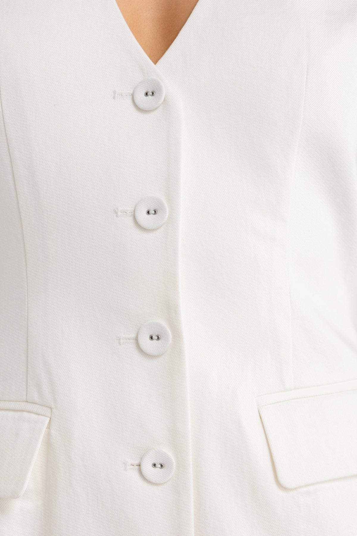 Adelaide Tailored Mini Dress Cloud