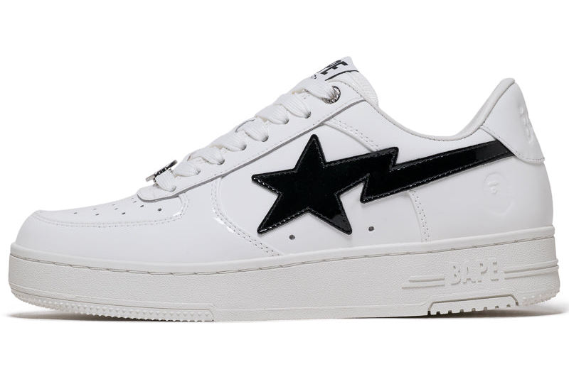 A Bathing Ape Bape Sta "#2 White Patent"