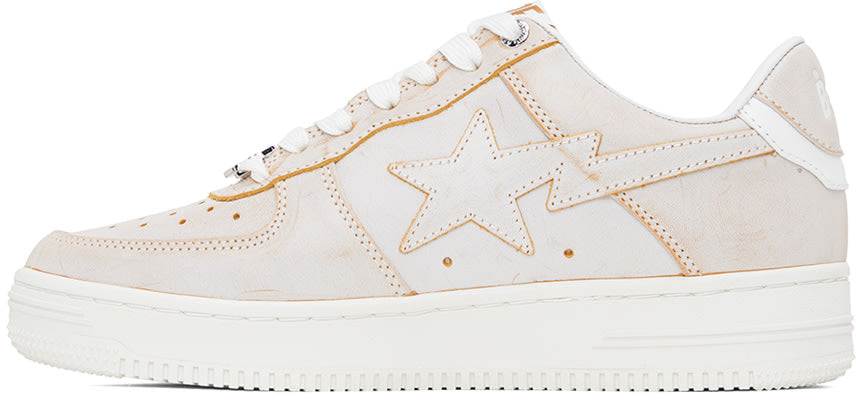 A Bathing Ape Bape Sta "Wear Away Paint" Beige