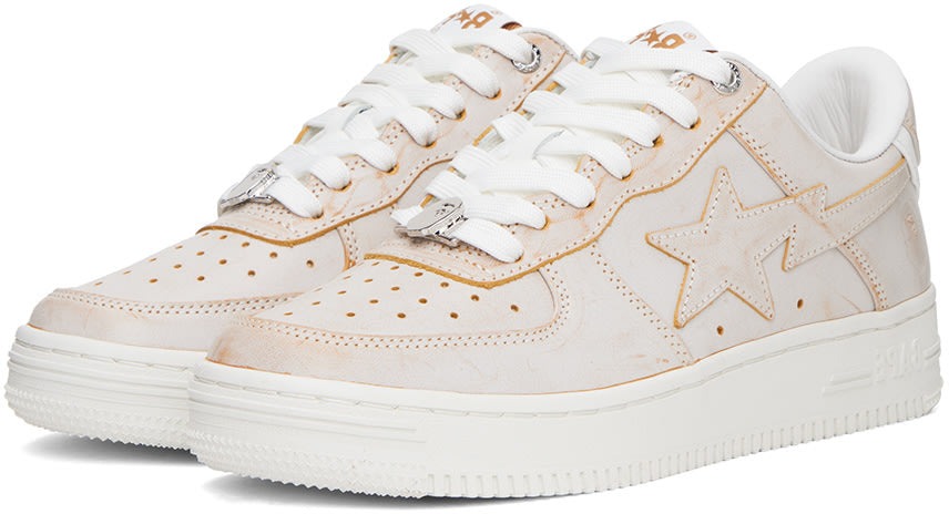A Bathing Ape Bape Sta "Wear Away Paint" Beige