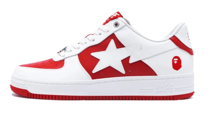 A Bathing Ape Bape Sta  "#6 Red"