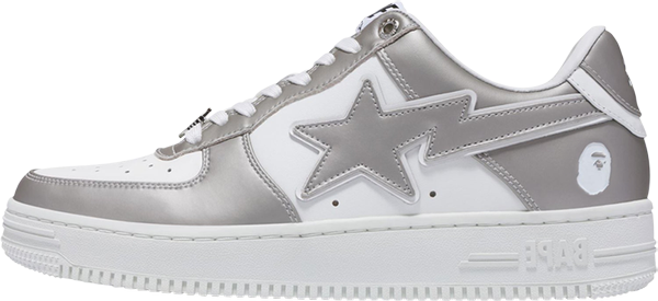A Bathing Ape Bape Sta  "#4 Silver"