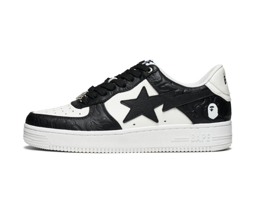 A Bathing Ape Bape Sta "#4 Line Camo White Black"